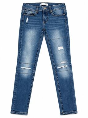 Banana Republic Premium Denim Distressed Skinny Ankle Jeans 24P